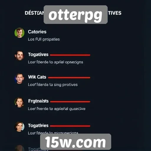 Experiência do usuário no site otterpg avaliada por jogadores